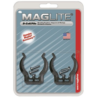 #ad Maglite ASXD026 D Cell Flashlight Universal Mounting Light Brackets 6089700
