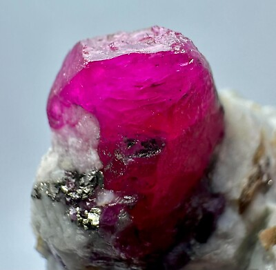 #ad 151 Ct Well Terminated Top Quality Ruby Crystal On Matrix From Afghanistan