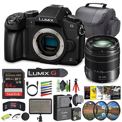 #ad Panasonic Lumix DMC G85 Mirrorless Digital Camera With Lumix G 14 140mm Lens