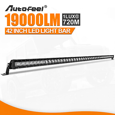 #ad 42 inch LED Light Bar Single Row Off Road Driving Lamp For Ford ATV Pickup Van