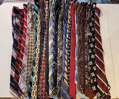 #ad Men’s Modern Vintage Neck Ties Lot Of 100 For Wear or Craft Or Reselling