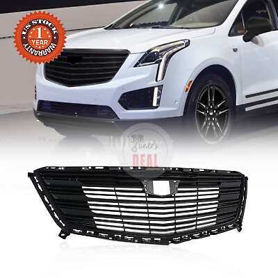 #ad Front Upper Grille Glossy Black For 2016 2017 2018 2019 20 Cadillac XT5 84497825