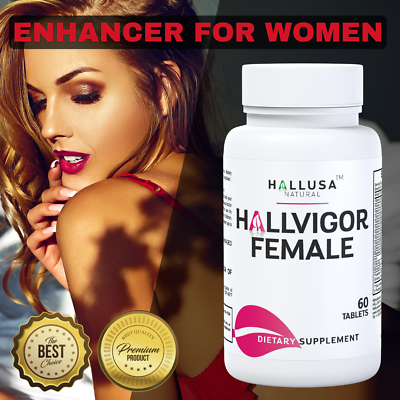 #ad #ad HALLVIGOR Female Increases Desire in WOMEN Orgasms Estrogens 60 Cap