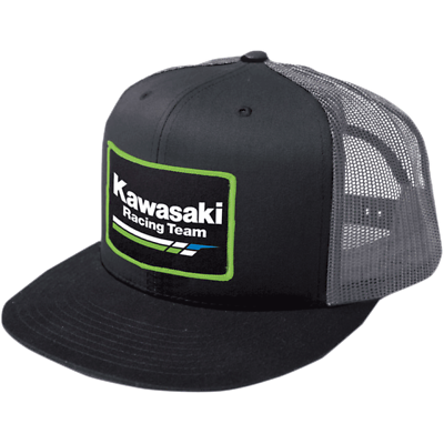 #ad Factory Effex Official Black Kawasaki Motocross Racing Mens Caps Snapback Hats