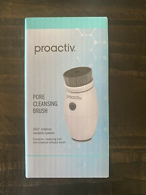 #ad Proactiv Pore Cleansing Brush Charcoal Infused Face Brush 360 Rotation Brand New