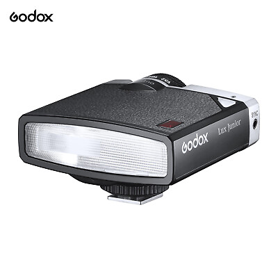 #ad US Godox Lux Junior 6000K Retro Camera Flash Speedlite for Canon Nikon Sony Fuji