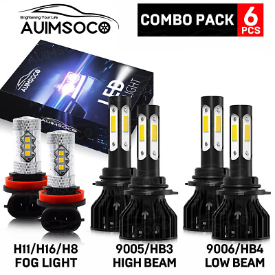 #ad #ad 6x luces LED For Honda Civic 2006 2015 LED faros antiniebla kit de bombillas