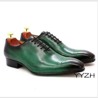#ad Men#x27;s Wedding Oxford Lace up Carved Dress Formal Leather Business Shoes Fashion