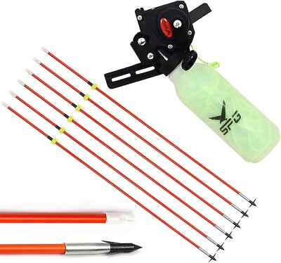#ad #ad Bow Fishing Reel with Bowfishing Arrows Set Archery Bow Fishing Reel Kit