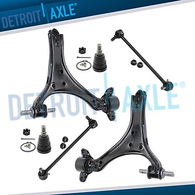 #ad Front Lower Control Arms Sway Bar Links Kit for 2013 2017 Honda Accord Acura TLX