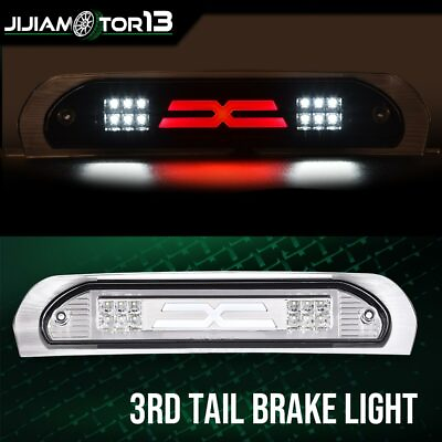 #ad CLEAR LED 3RD THIRD BRAKE LIGHT CARGO FIT FOR 2002 2009 DODGE RAM 1500 2500 3500