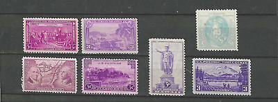 #ad 1937 Complete US Commemorative Stamp Year Set SC# 795 96 798 802 MNH