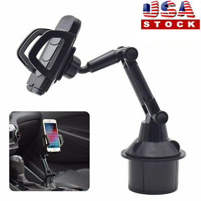 #ad Upgraded Version Universal Adjustable Car Mount Cup Stand Holder For Cell Phone