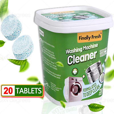 #ad #ad Finally Fresh Washing Machine Cleaner for Front Loaders amp; Top Loaders 20 Tablet