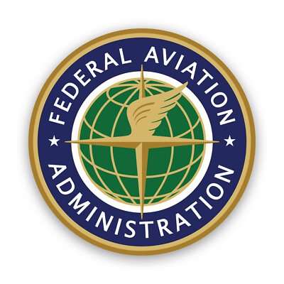 #ad Federal Aviation Administration FAA Sticker Decal Weatherproof airport