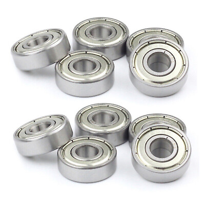 #ad 10Pcs Durable Carbon Steel 625zz Deep Groove Ball Bearings Kit 5mm Thickness F