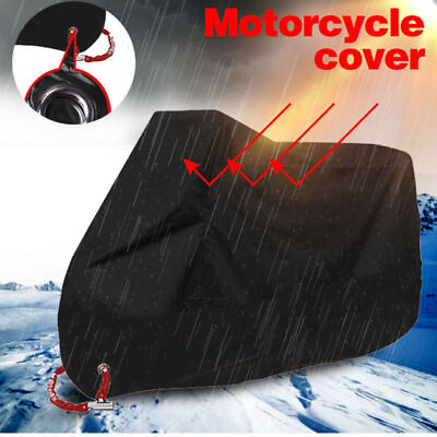 #ad #ad Waterproof Motorbike 3XL Motorcycle Cover For Winter Outside Storage Snow Rain