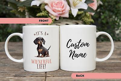 #ad Dachshund Dog Custom Coffee Mug Wiener Dog Custom Mug Dachshund Gift Dog Lover G