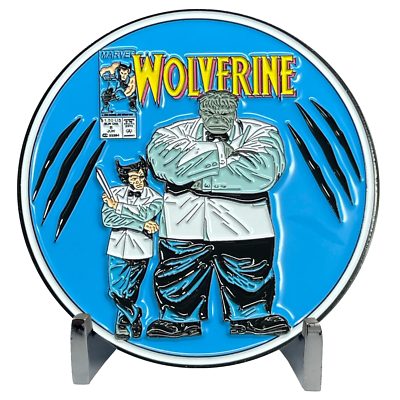 #ad BL11 003 Marvel Wolverine Comic Book inspired Alaska Police Challenge Coin