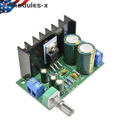 #ad TDA2050 DC 12 24V 5W 120W 1 Channel Audio Power Amplifier Board Module DIY US