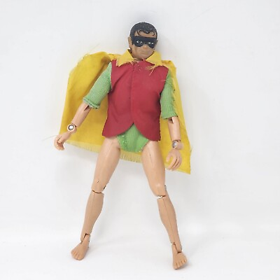 #ad Mego DC Comics MGSH 8quot; Action Figure Batman And Robin Vintage 1972