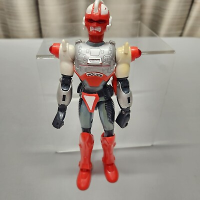 #ad Vintage 1988 ZAP Police Power Force Biotron 8quot; Action Figure Toho Takara Robot