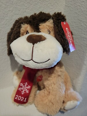 #ad Petsmart Chance Dog Plush Toy quot;2021quot; Scarf Collectible with Squeaker Puppy