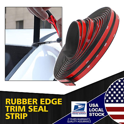 #ad 3M T Shape Rubber Car Seal Strip Hood Door Edge Trim For Grand Jeep Cherokee
