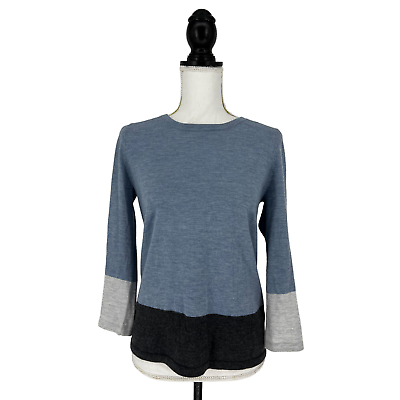#ad Forte Cashmere Colorblock Sweater Size Small