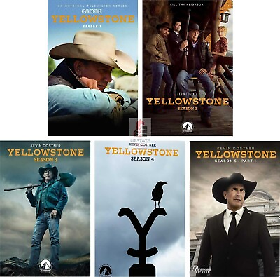 #ad #ad YELLOWSTONE the Complete Series 1 5 Seasons 1 2 3 4 5 21 Disc DVD Set 1 4 5
