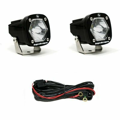 #ad Baja Designs 387801 S1 Spot LED Clear Lens Light Pair with Mounting Bracket