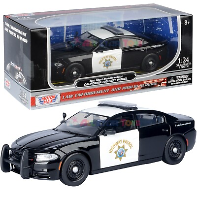 #ad MOTORMAX 2023 DODGE CHARGER CHP California Highway Patrol Police Car Model 76807