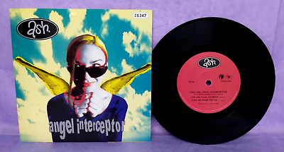 #ad Ash Angel Interceptor 7 Inch Black Vinyl Record INFECT27S Limited Edition Number