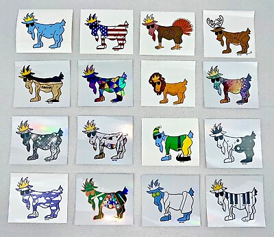 #ad GOAT USA Stickers Decals Your Choice 52 Choices