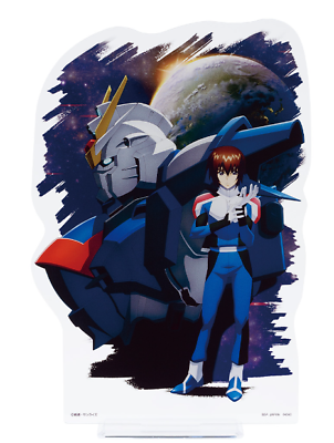 #ad Gundam Seed Freedom Original Illustration Visual Stand Kira Yamato Bandai Namco