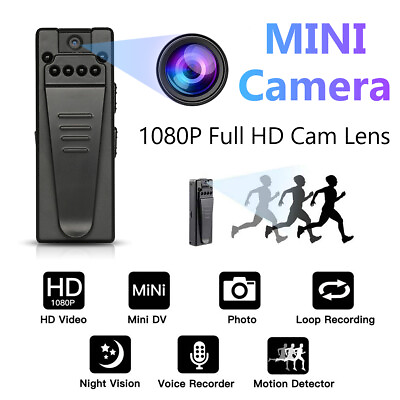 #ad #ad 20 hour HD 1080P Camcorder Mini Police Body Hidden Camera Video DVR IR Night Cam