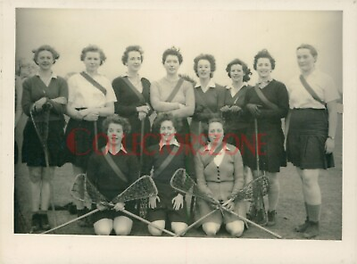 #ad 1953 University Of London Kings College women#x27;s Lacrosse Club Photo 6.25x4.75 In