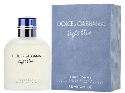 Dolce amp; Gabbana Light Blue 4.2oz Men#x27;s Eau de Toilette Spray Brand New Sealed