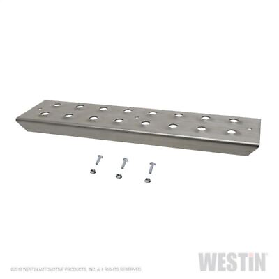 #ad Westin Fits 15in Step Plate w screws Set of 2 Stainless Steel