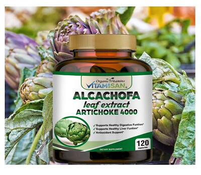 #ad ALCACHOFA Capsulas Artichoke Diet Supplement Vida 100% Original 120 Caps