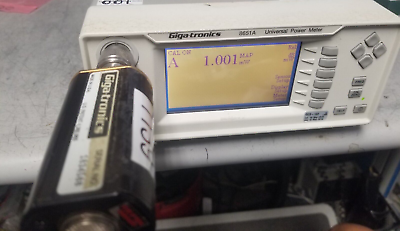 #ad Gigatronics 80701A Power Sensor TESTED OK 50MHz to 18GHz