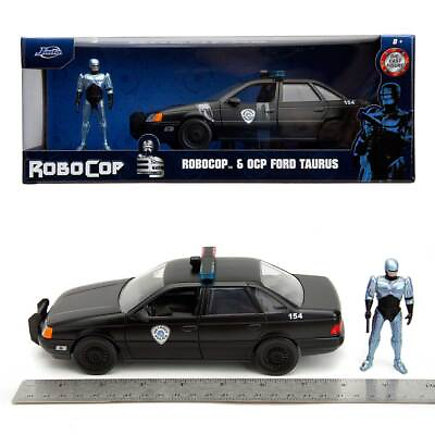 #ad Jada Toys Hollywood Rides: ROBOCOP OCP Police amp; 1986 Ford Taurus 1 24 Scale