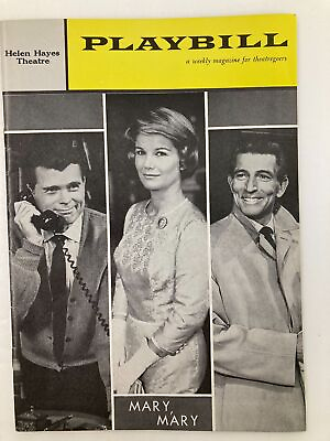 1961 Playbill Helen Hayes Theatre Michael Rennie Barry Nelson in Mary Mary