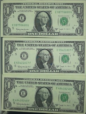 #ad 1963 B $1 BARR FEDERAL RESERVE NOTES UNC EACH LOT IS FOR 1 NOTE