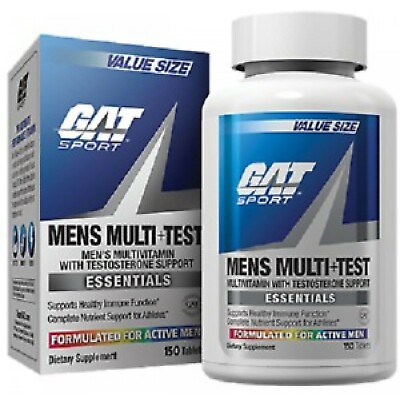 #ad GAT Mens Multi Test All in One Product Capsule 150 Count Exp 2025