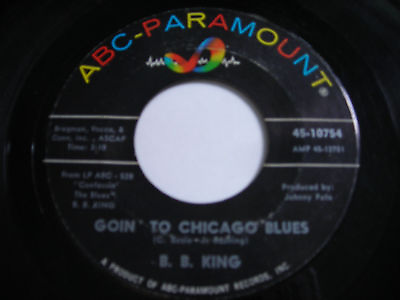 #ad B B King Goin#x27; to Chicago Blues Original 1965 45rpm VG