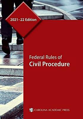 #ad Federal Rules of Civil Procedure 202122 Edition Paperback GOOD