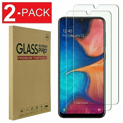 #ad 2 Pack Tempered Glass Screen Protector for Samsung Galaxy A20 A30 A40 A50