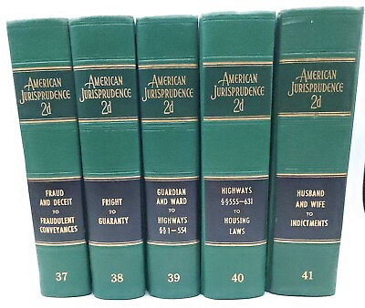 #ad #ad American Jurisprudence 2d State Federal Vol 37 38 39 40 41 Cumulative Supp