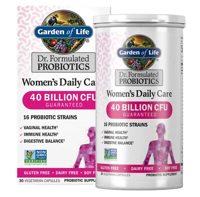 #ad Garden Of Life Women#x27;s Daily Care Probiotics 40 Billion CFU 30 Cap